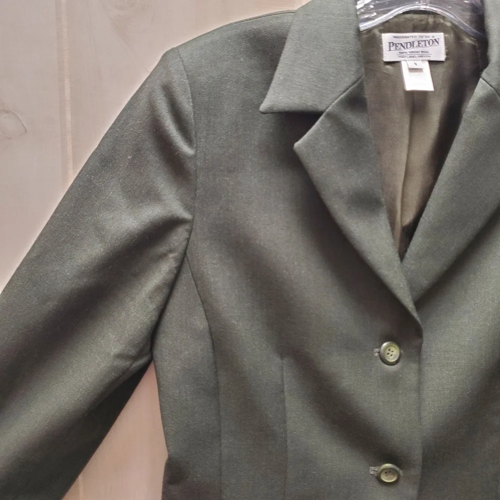 Vintage Pendleton 100% Virgin Wool Blazer - Picture 8 of 10